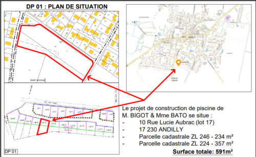 Plan de situation piscine
